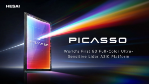 Hesai apresenta o Picasso 6D SPAD-SoC full-color, a nova geração do ETX e avanços em inteligência espacial