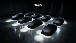 Hesai conquista design win com outra grande montadora europeia e soma pedido de 1 milhão de unidades