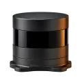 Hesai — render sensor mecanico 360 (spinning)